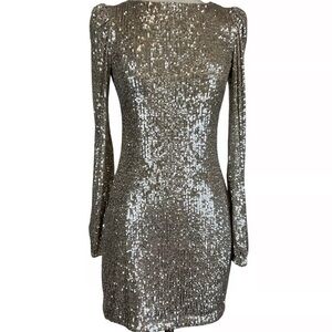 Silver Sequin Dress​